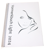Salonplaner Vormerkbuch light 2024 - bis 5 Mitarbeiter, Frisör, Kosmetik, Nails, Praxen, Massage